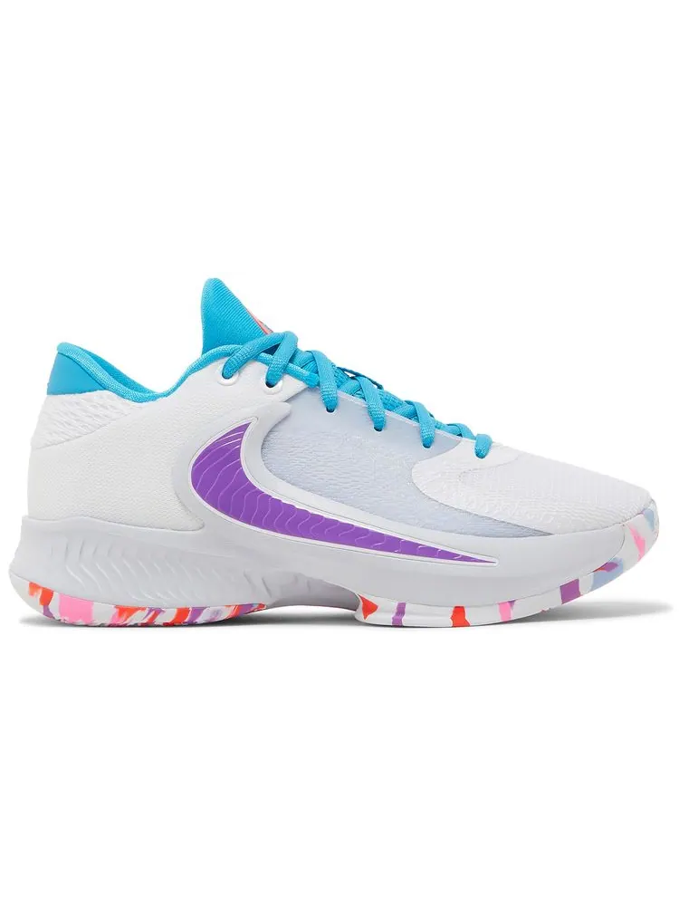 Кроссовки Nike Zoom Freak 4 GS 'Light Pillars' — изображение 1 из 8, белый
