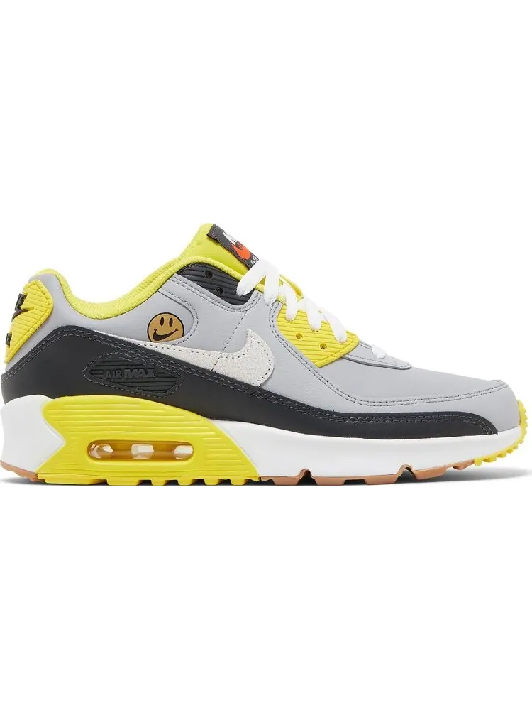 Кроссовки Nike Air Max 90 Leather GS 'Go The Extra Smile' — изображение 1 из 8, серый
