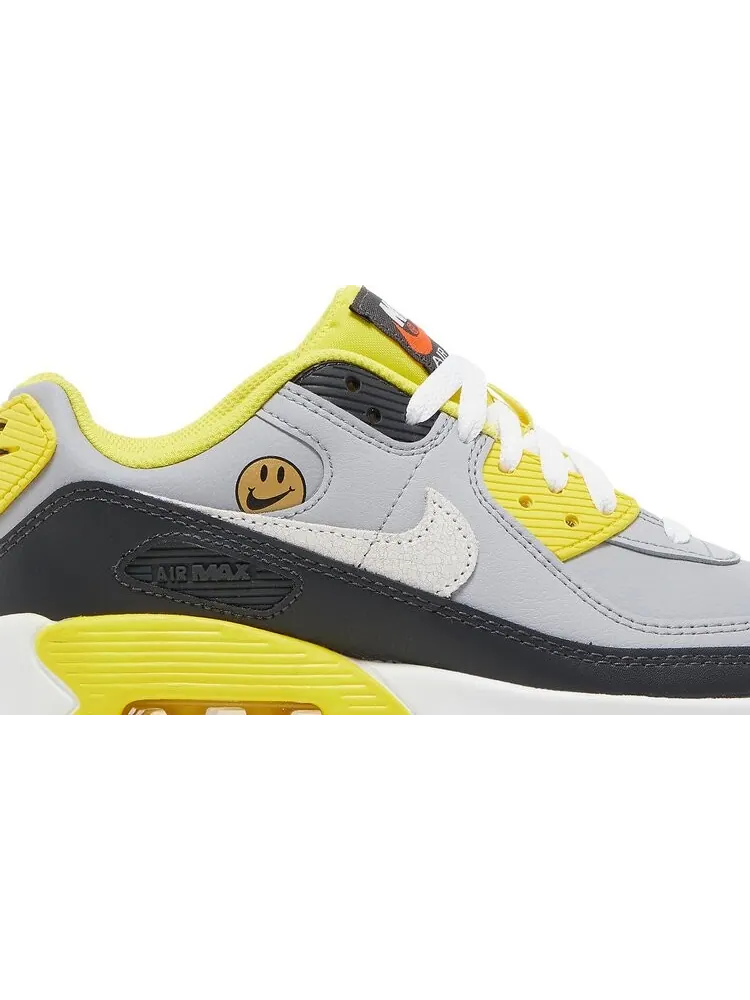 Кроссовки Nike Air Max 90 Leather GS 'Go The Extra Smile' — изображение 2 из 8, серый