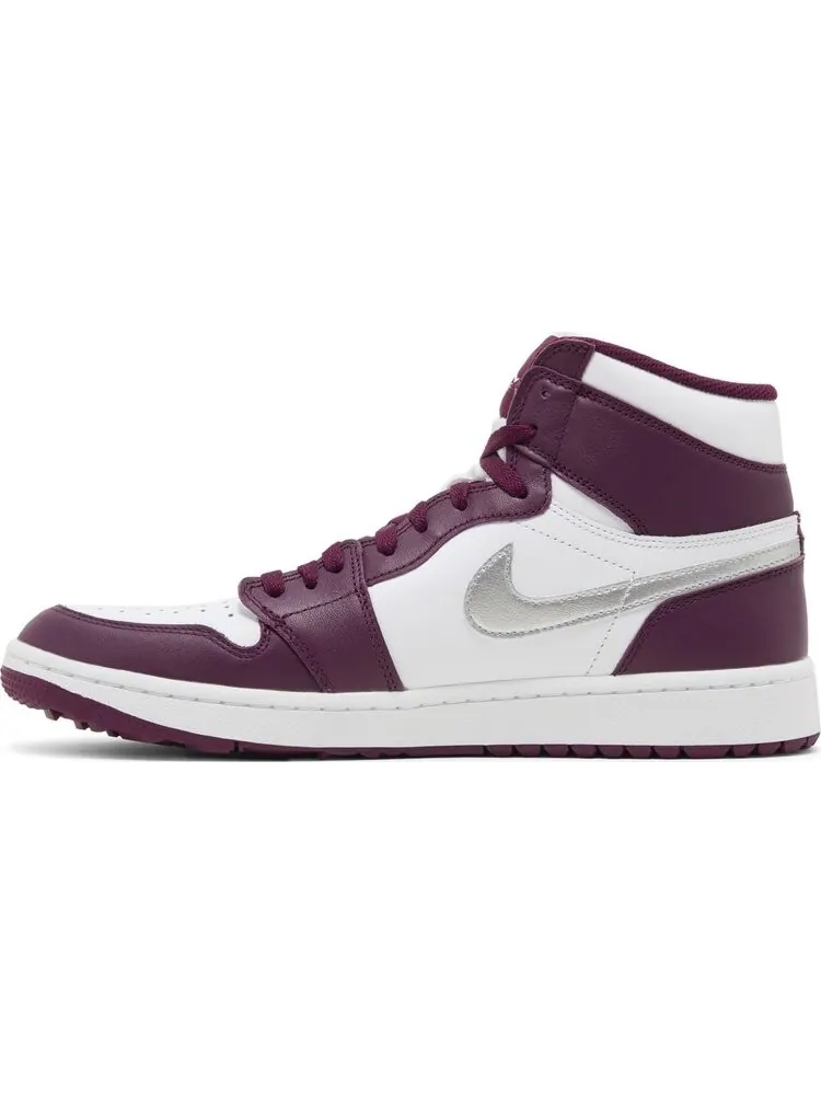 Кроссовки Air Jordan 1 High Golf 'Bordeaux' — изображение 3 из 4, красный