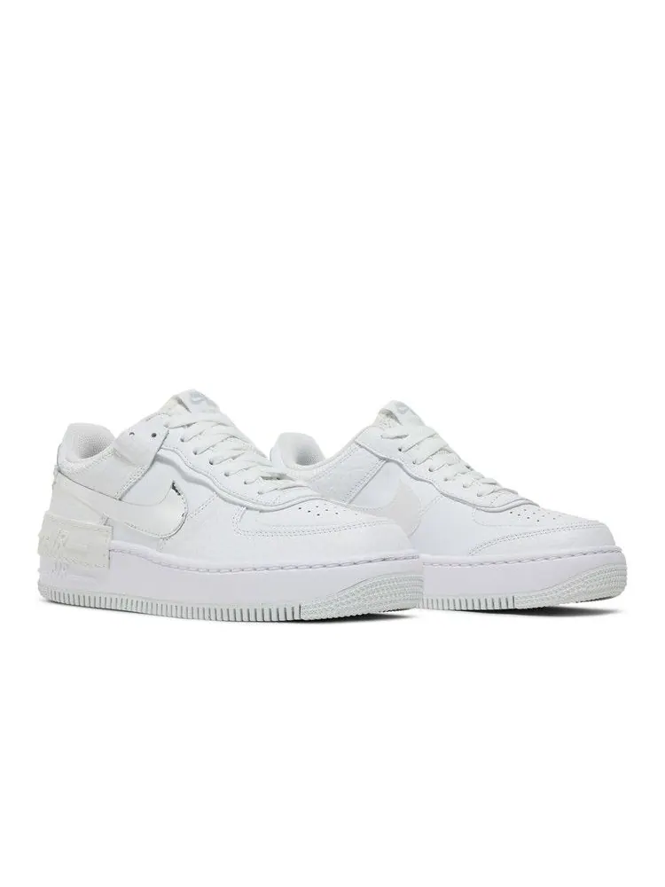 Кроссовки Nike Wmns Air Force 1 Shadow 'White Metallic Silver' — изображение 9 из 9