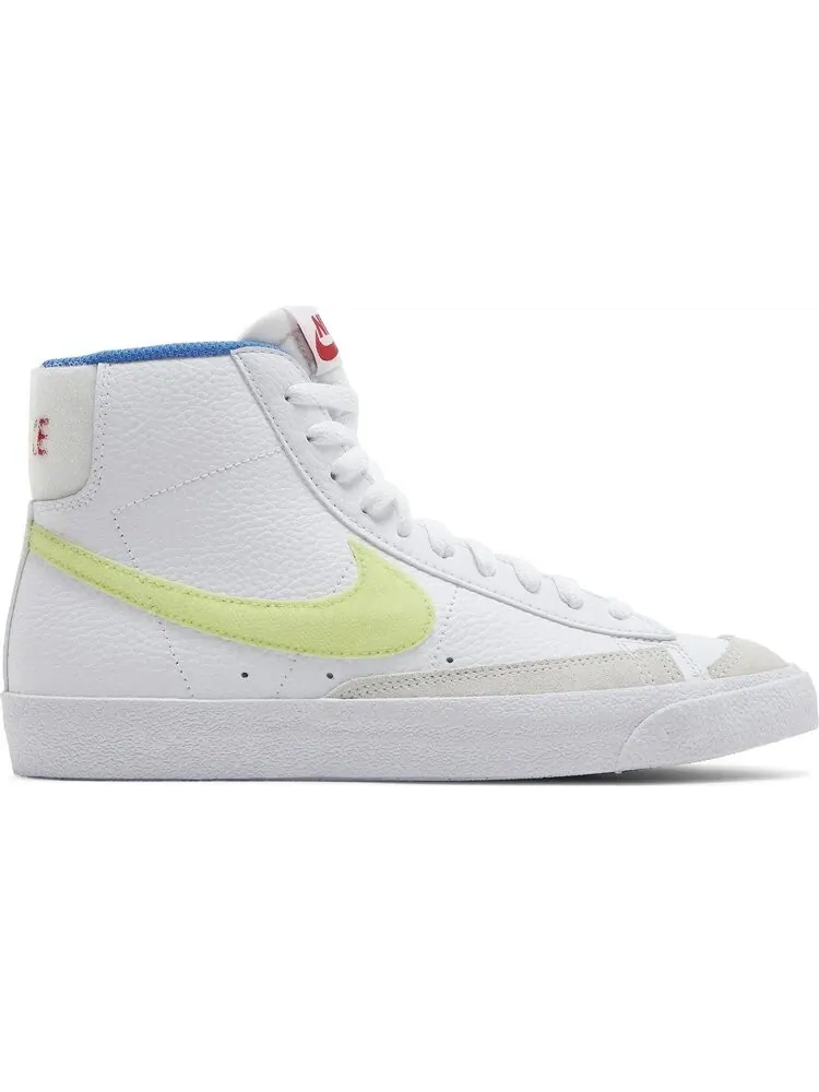 Кроссовки Nike Blazer Mid '77 GS 'White Lemon Twist Blue'