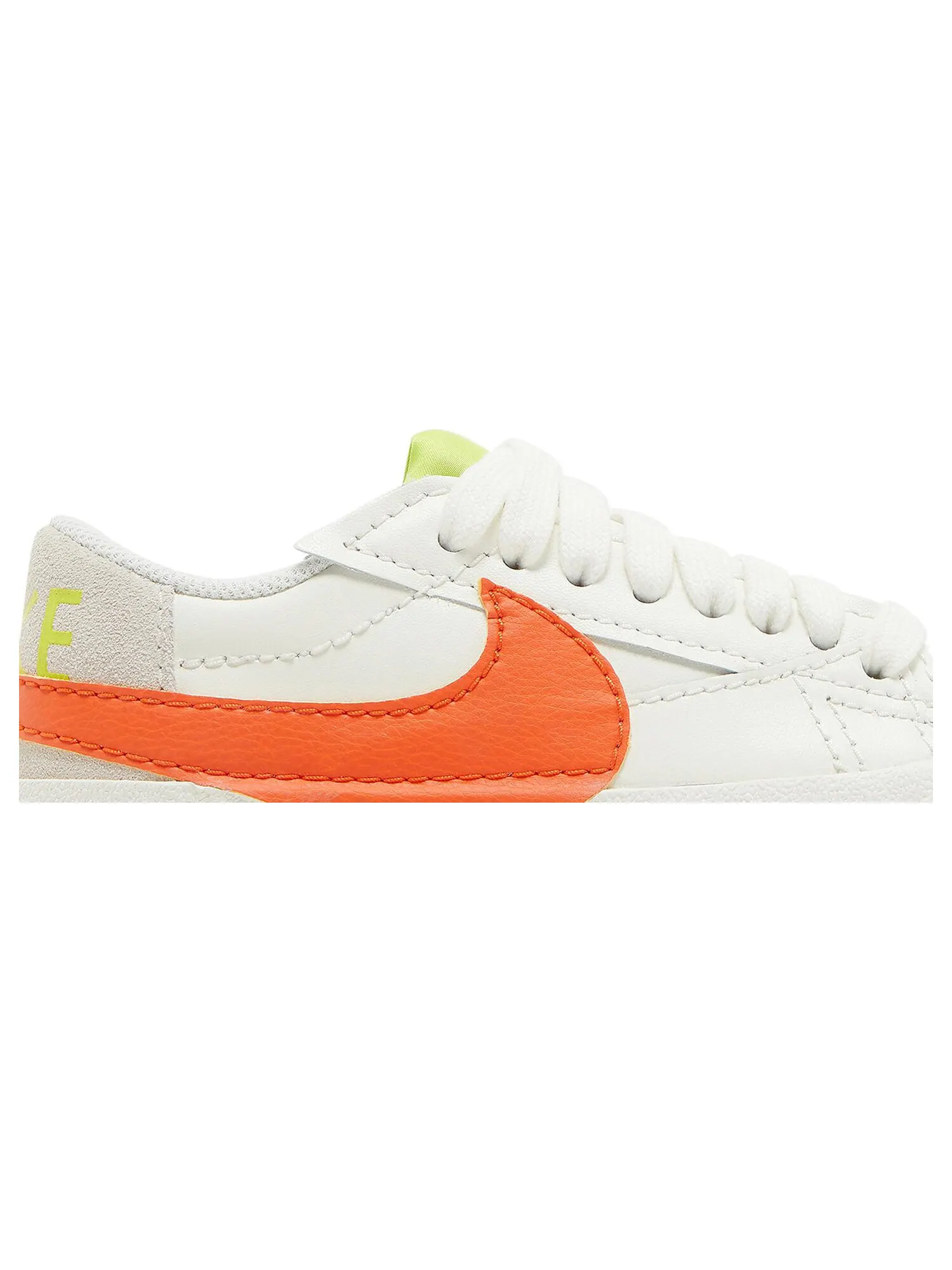 Кроссовки Nike Wmns Blazer Low '77 Jumbo 'Sail Rush Orange' — изображение 2 из 8, белый