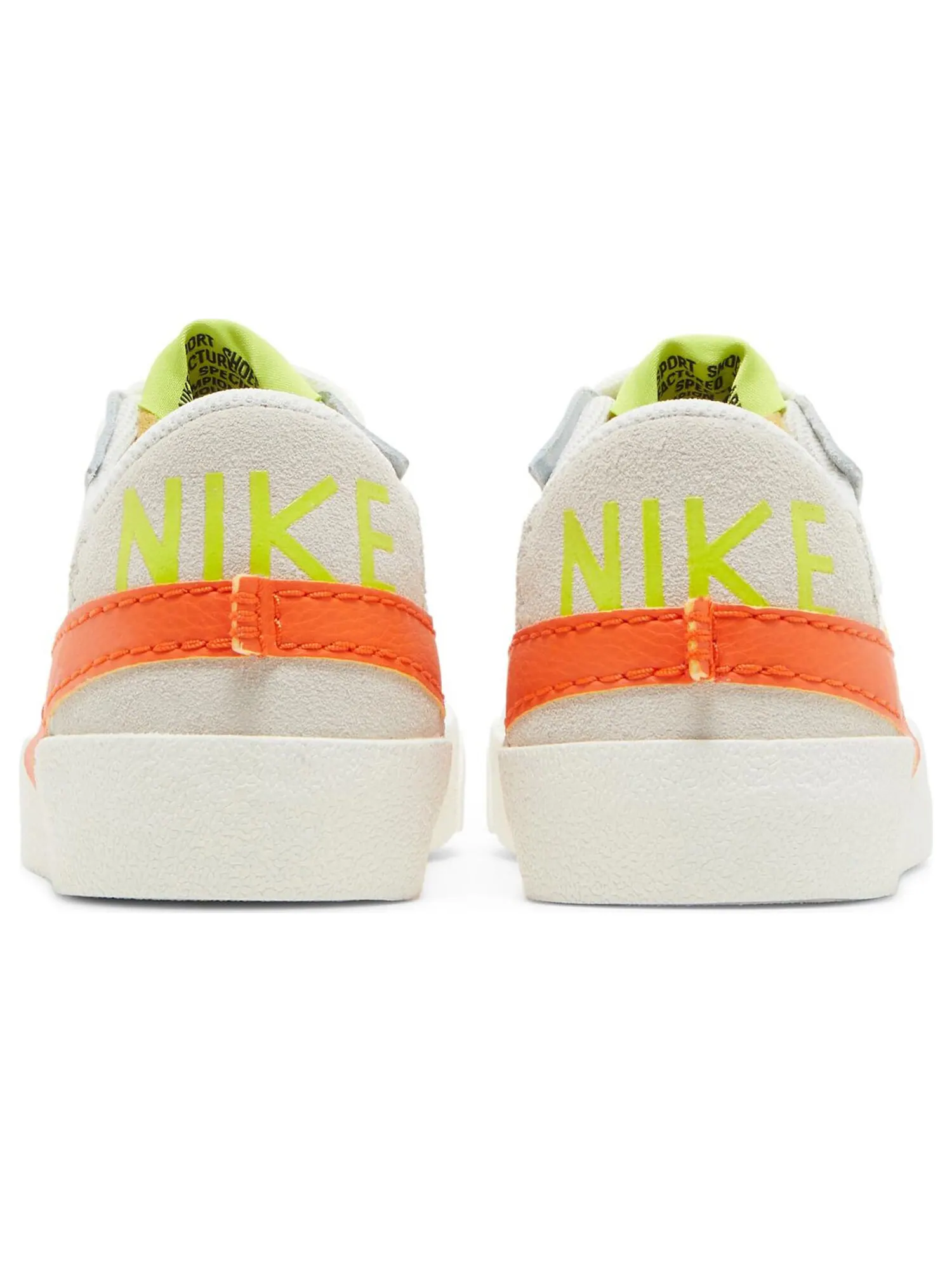 Кроссовки Nike Wmns Blazer Low '77 Jumbo 'Sail Rush Orange' — изображение 6 из 8, белый
