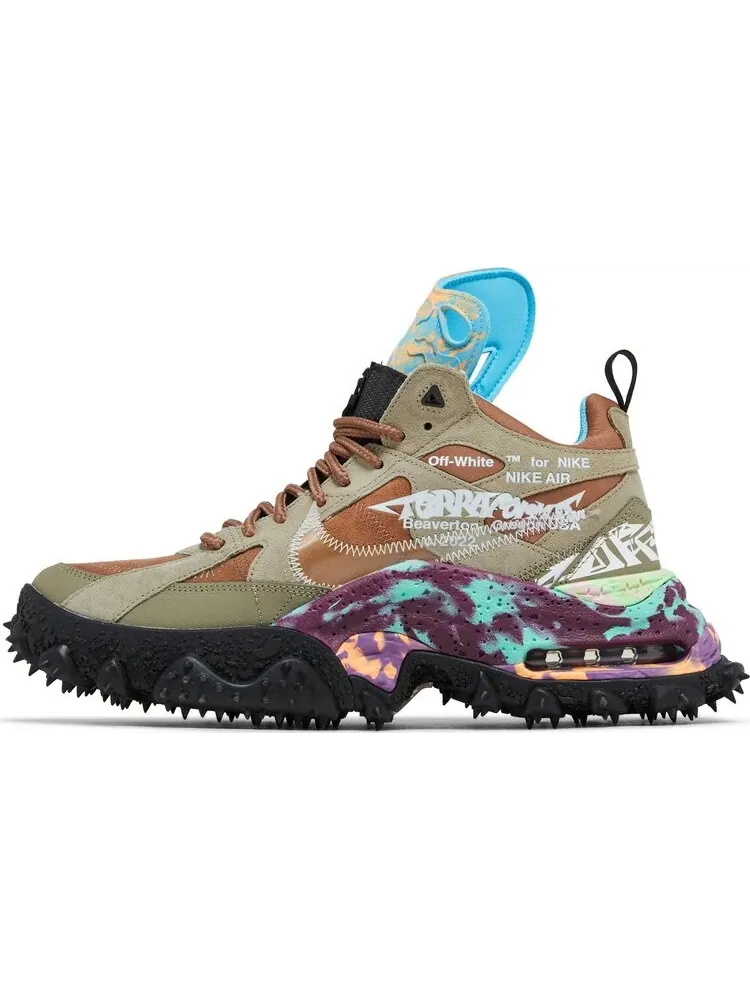 Кроссовки Off-White x Air Terra Forma 'Archaeo Brown' — изображение 3 из 4, коричневый
