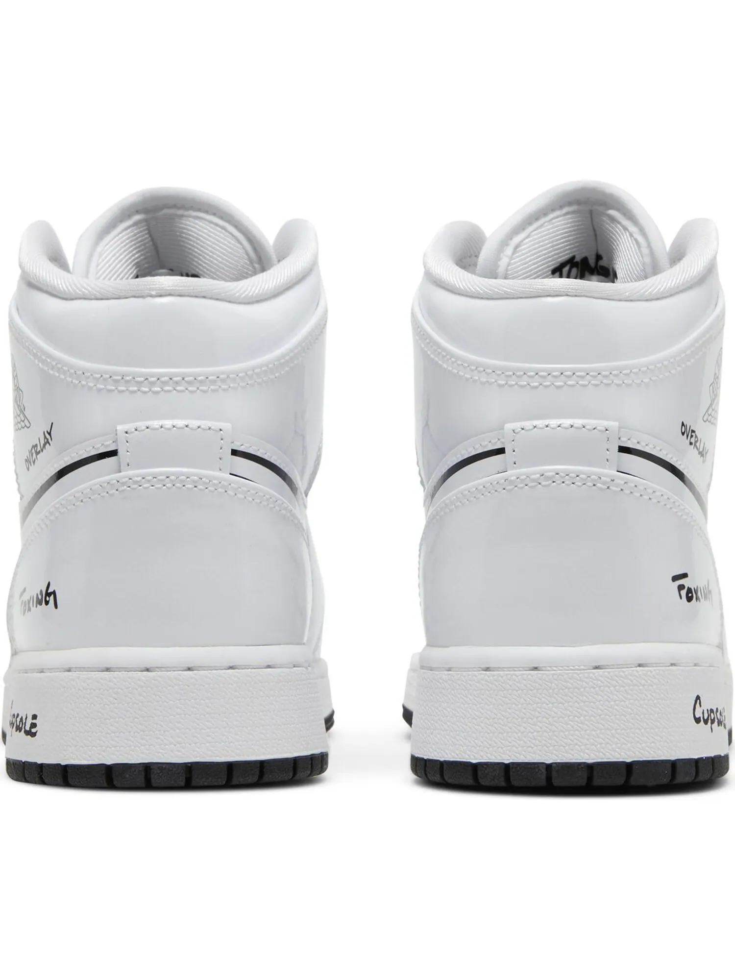 Кроссовки Nike Air Jordan 1 Mid GS — изображение 5 из 5, белый