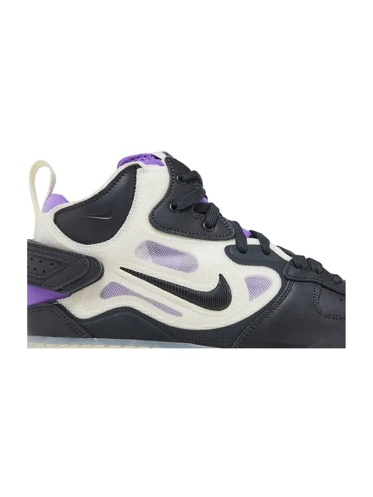 Кроссовки Nike Air Force 1 Mid React — изображение 2 из 4, черный