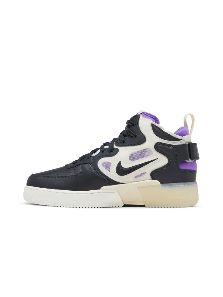 Кроссовки Nike Air Force 1 Mid React — изображение 3 из 4, черный