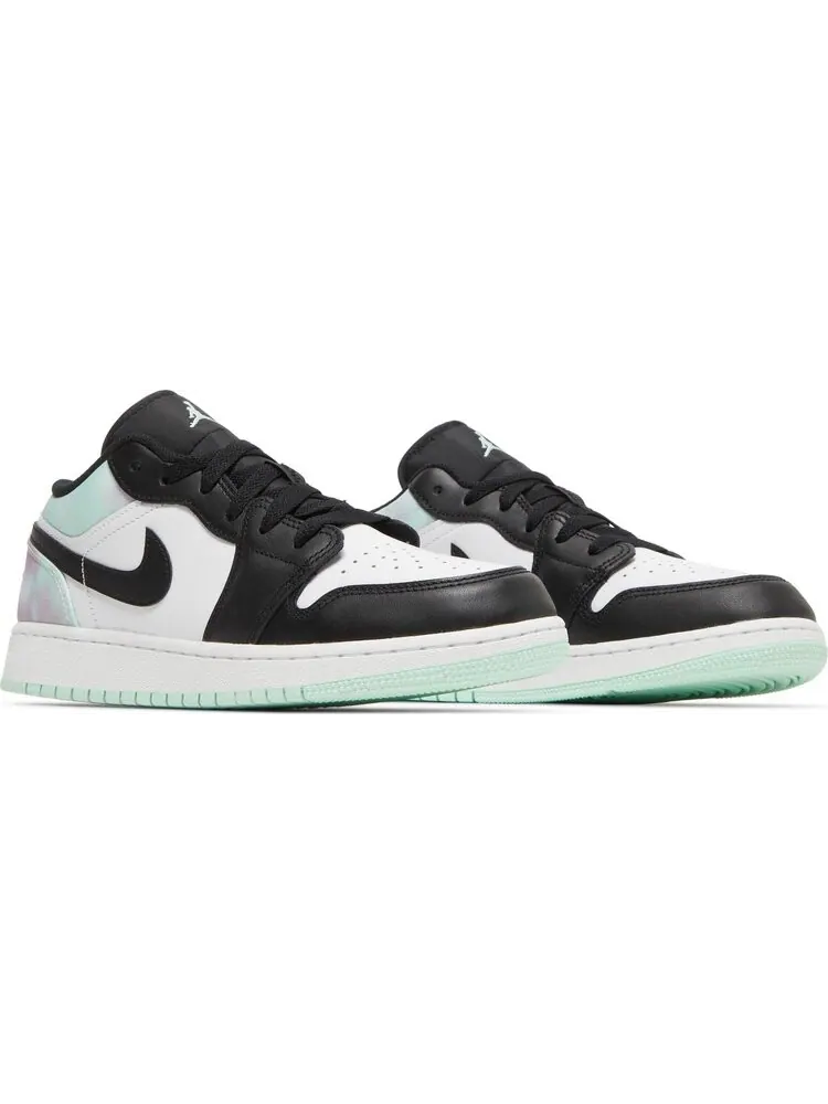 Кроссовки Air Jordan 1 Low SE GS Tie Dye — изображение 8 из 8, белый