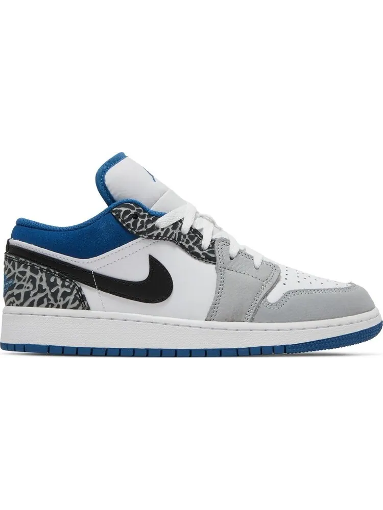 Кроссовки Air Jordan 1 Low SE GS True Blue — изображение 1 из 8, синий