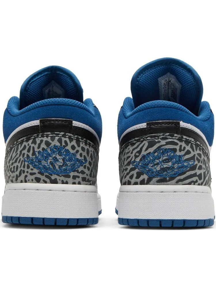 Кроссовки Air Jordan 1 Low SE GS True Blue — изображение 6 из 8, синий