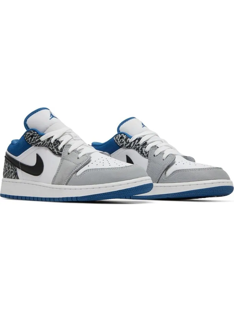 Кроссовки Air Jordan 1 Low SE GS True Blue — изображение 8 из 8, синий