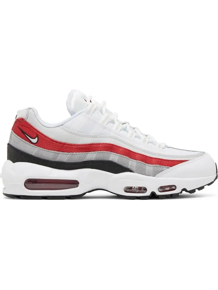 Кроссовки Nike Air Max 95 'White Varsity Red' — изображение 1 из 8, белый