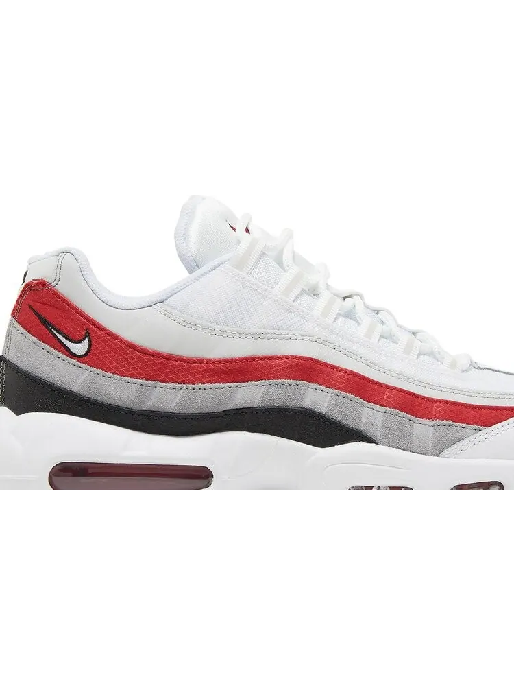 Кроссовки Nike Air Max 95 'White Varsity Red' — изображение 2 из 8, белый