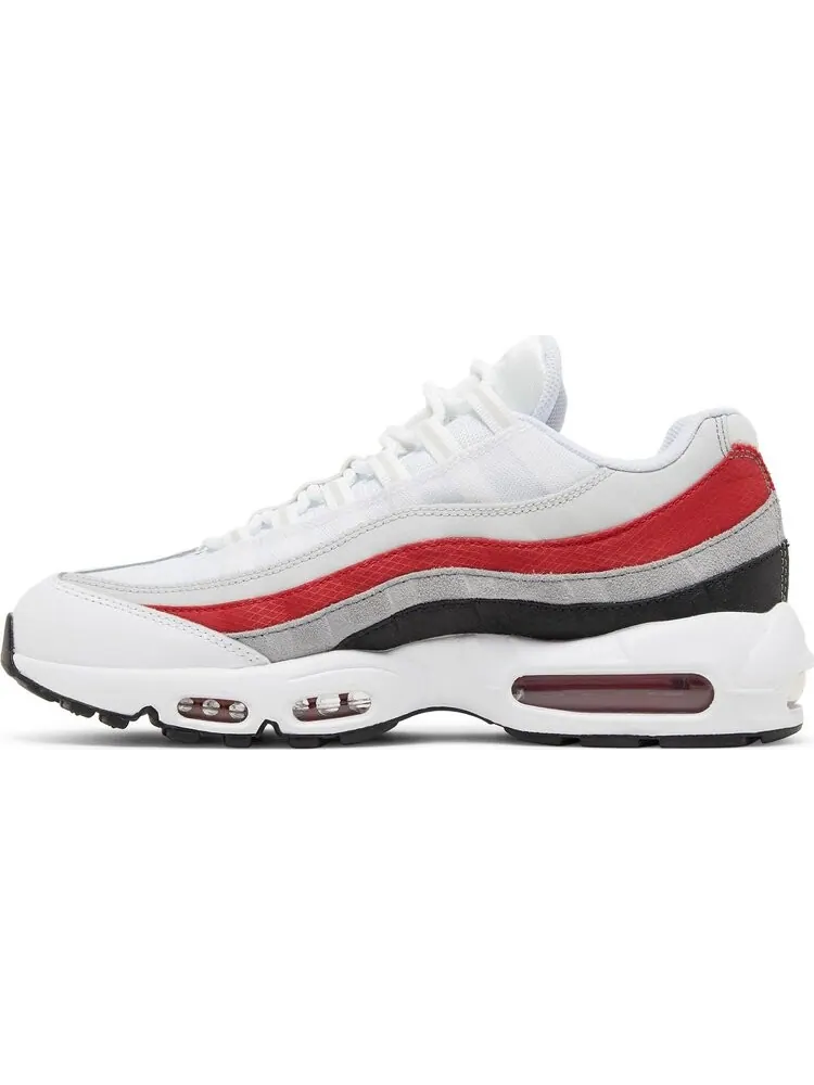 Кроссовки Nike Air Max 95 'White Varsity Red' — изображение 3 из 8, белый