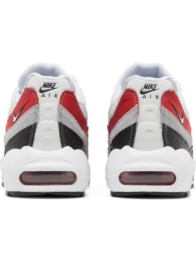 Кроссовки Nike Air Max 95 'White Varsity Red' — изображение 6 из 8, белый