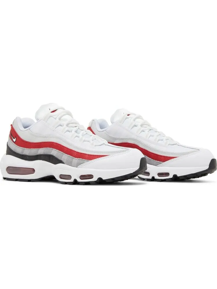 Кроссовки Nike Air Max 95 'White Varsity Red' — изображение 8 из 8, белый
