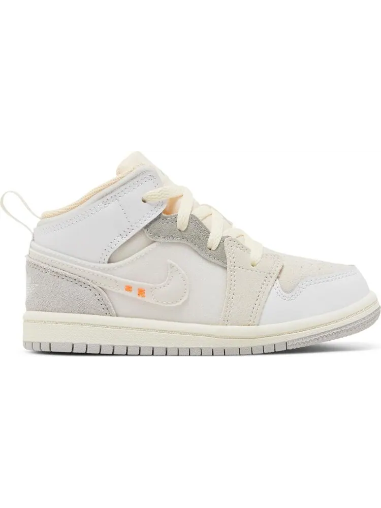 Кроссовки Air Jordan 1 Mid SE Craft TD Inside Out — изображение 1 из 8, белый