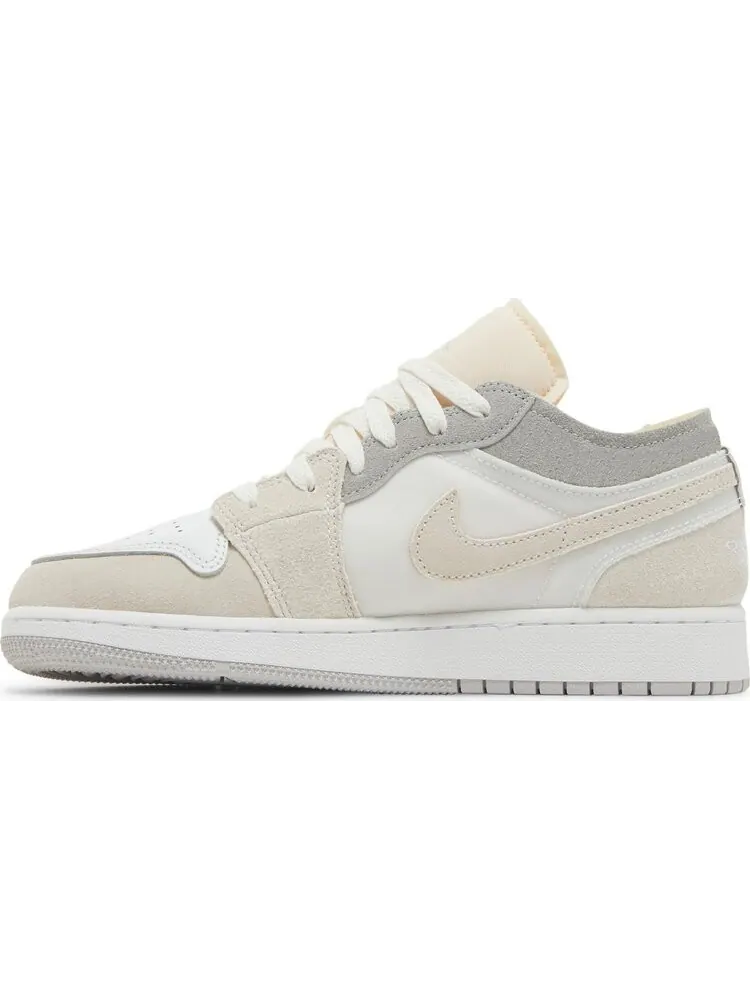 Кроссовки Air Jordan 1 Low SE Craft GS Inside Out — изображение 3 из 8, белый