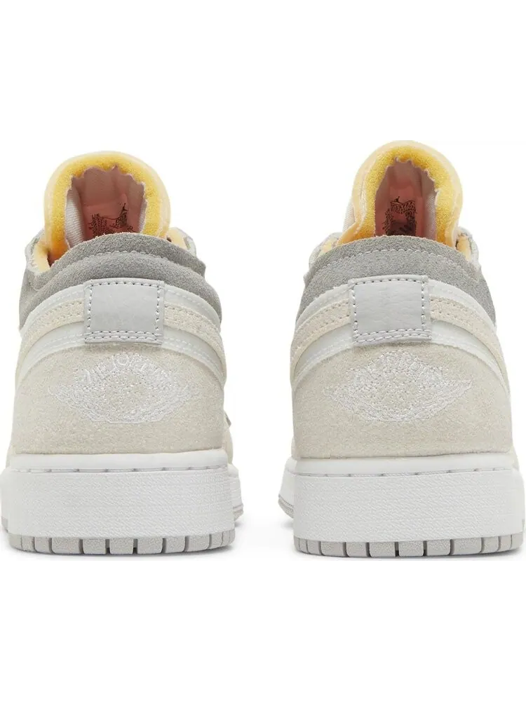 Кроссовки Air Jordan 1 Low SE Craft GS Inside Out — изображение 6 из 8, белый