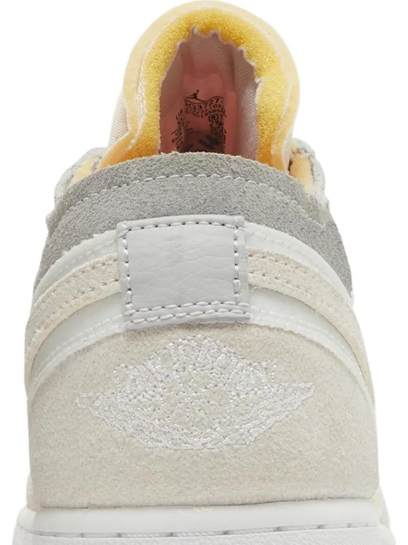 Кроссовки Air Jordan 1 Low SE Craft GS Inside Out — изображение 7 из 8, белый