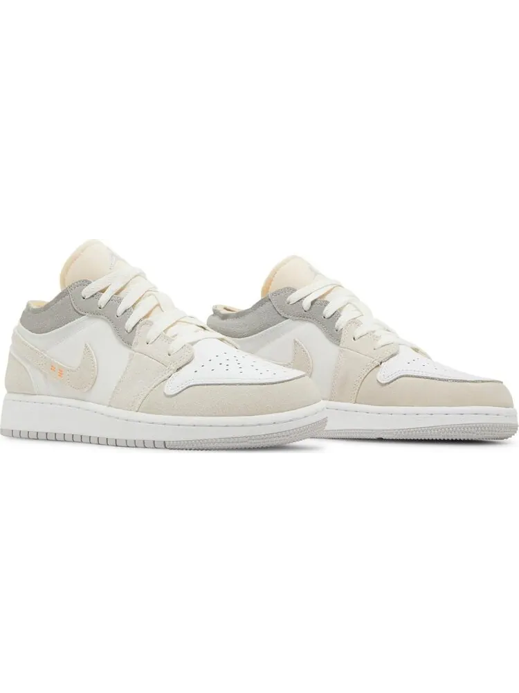 Кроссовки Air Jordan 1 Low SE Craft GS Inside Out — изображение 8 из 8, белый