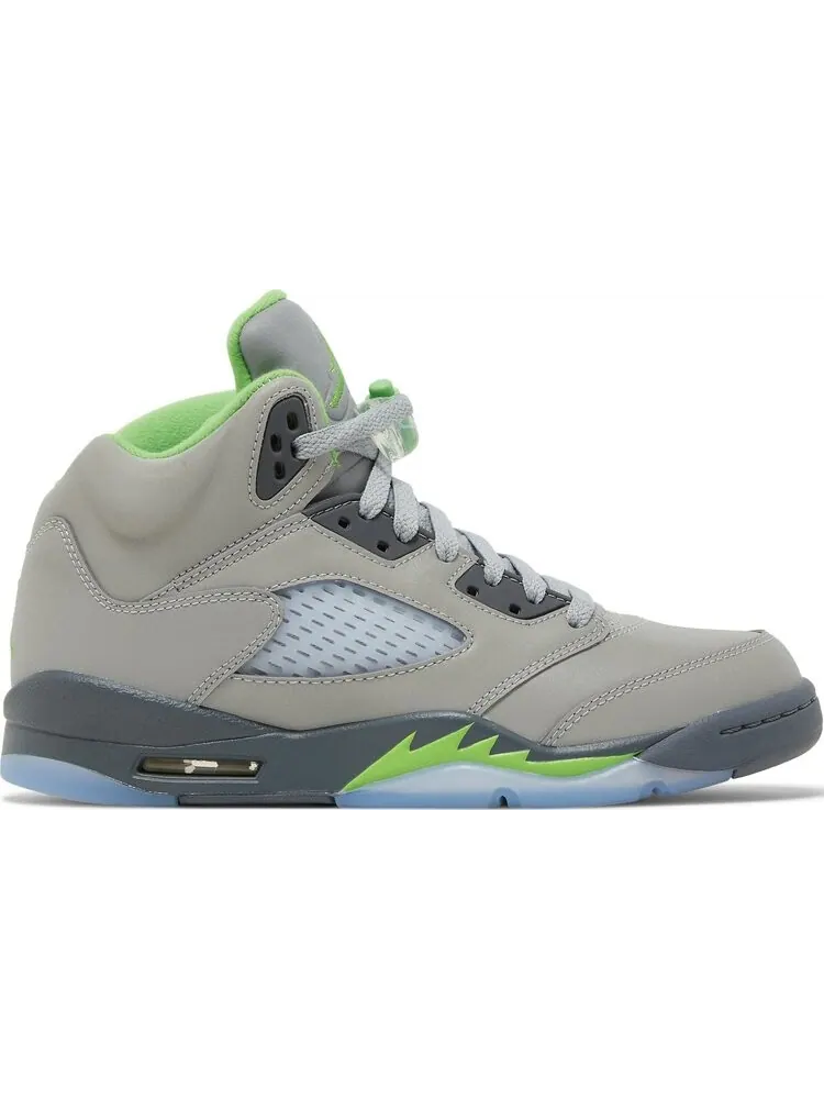 Кроссовки Air Jordan 5 Retro GS Green Bean 2022 — изображение 1 из 9, серый