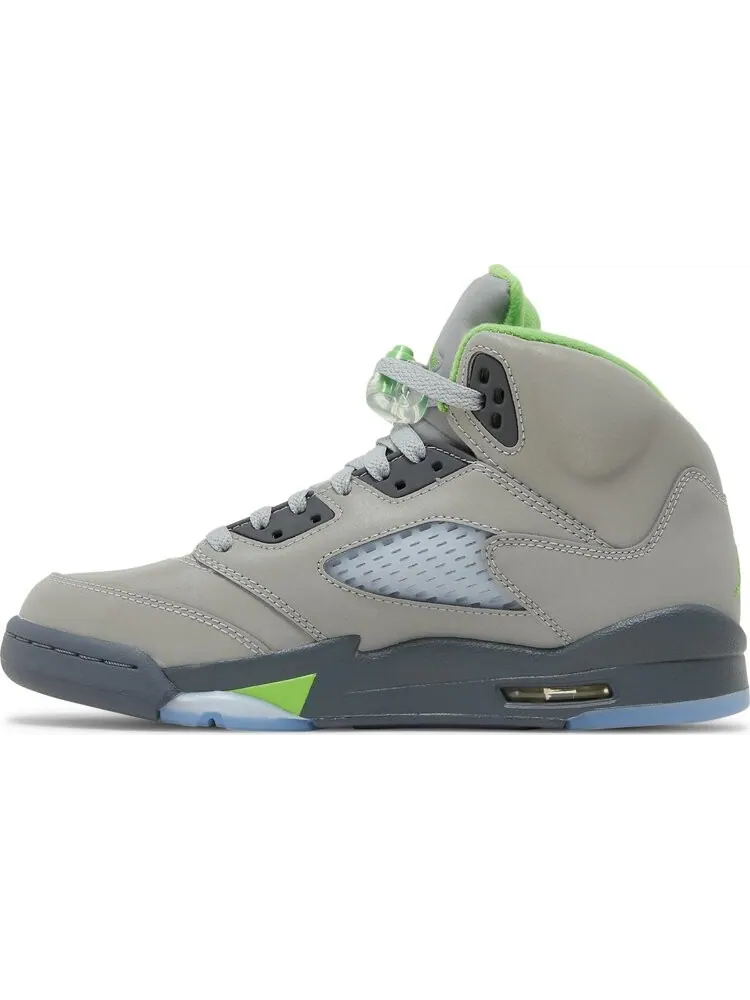Кроссовки Air Jordan 5 Retro GS Green Bean 2022 — изображение 3 из 9, серый