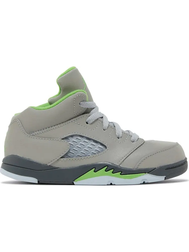 Кроссовки Air Jordan 5 Retro TD Green Bean 2022 — изображение 1 из 9, серый