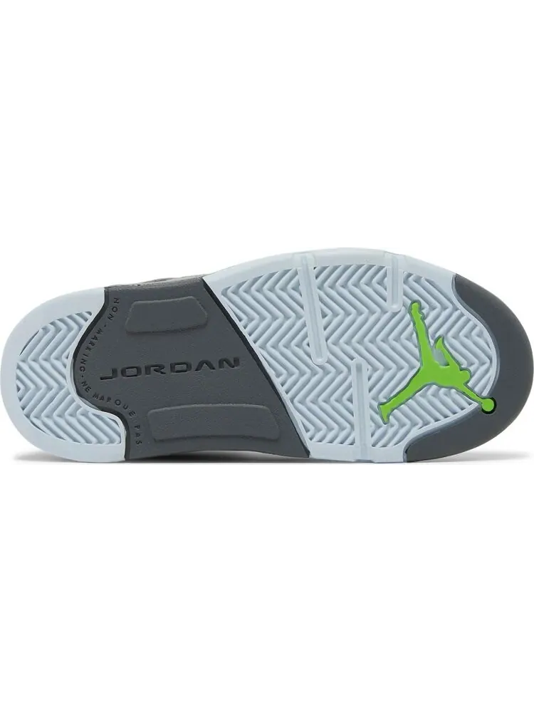 Кроссовки Air Jordan 5 Retro TD Green Bean 2022 — изображение 4 из 9, серый