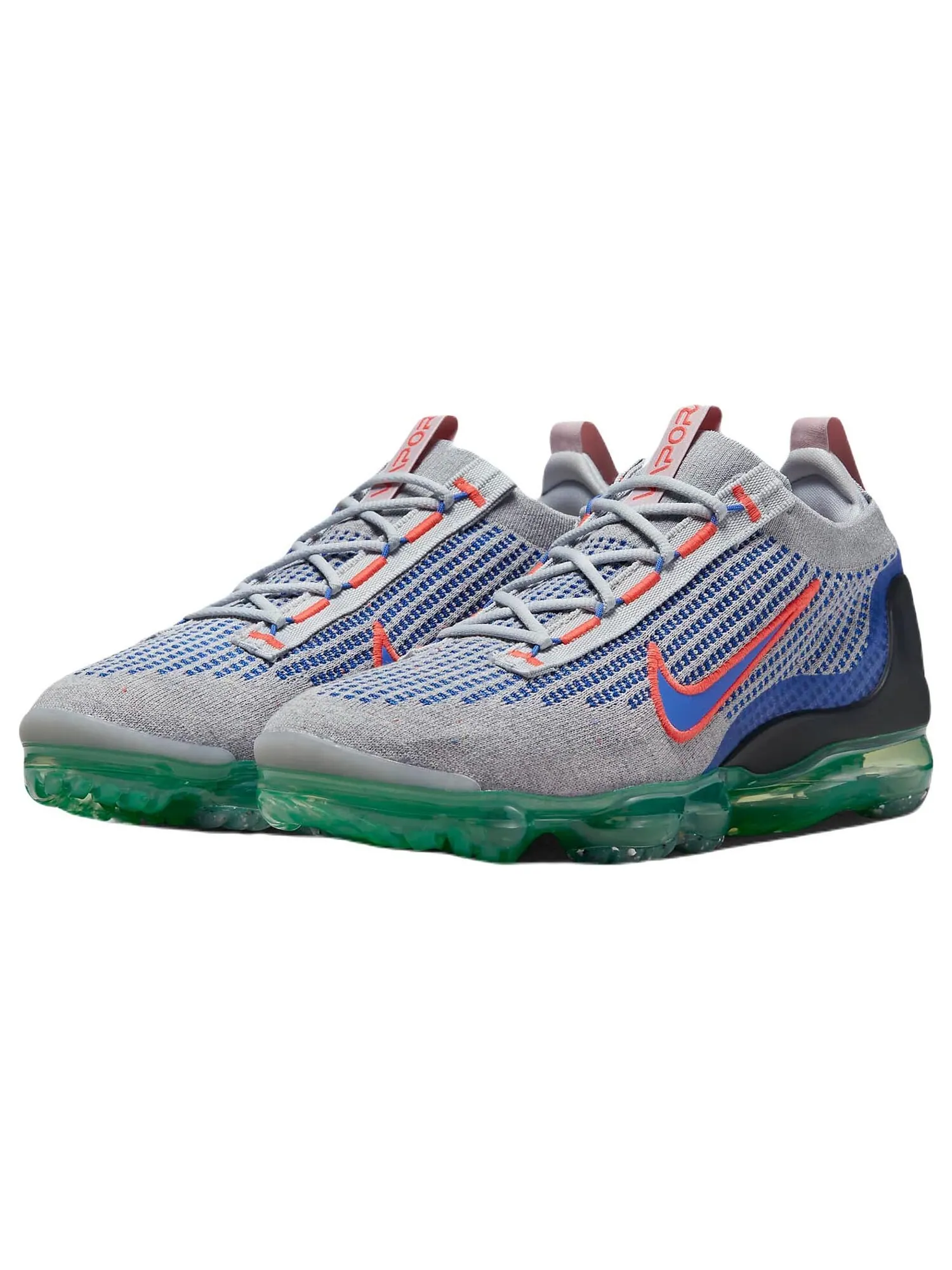 Кроссовки Nike Vapormax 2021 Flyknit — изображение 2 из 7, серый/синий
