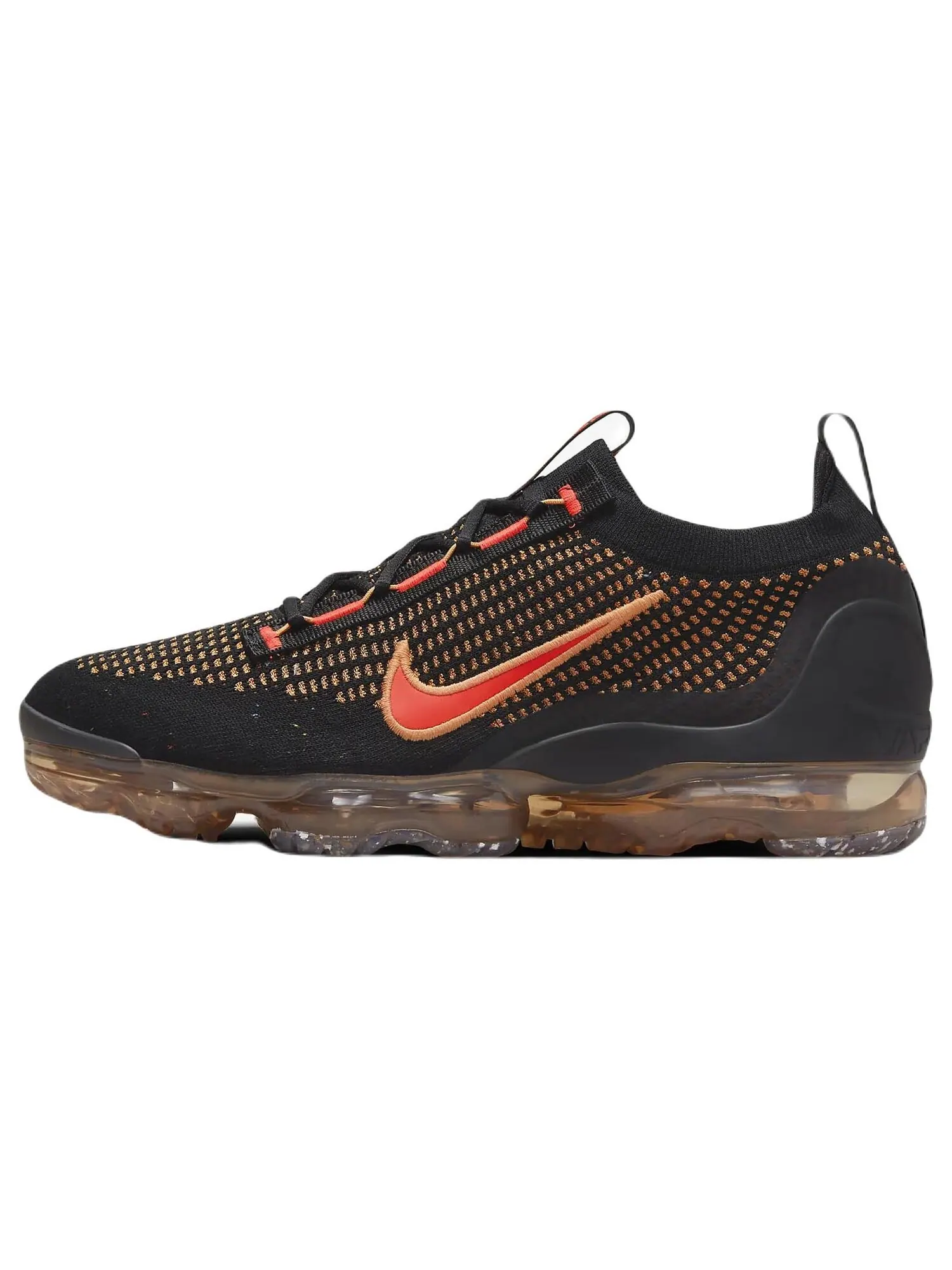 Кроссовки Nike Vapormax 2021 Flyknit — изображение 1 из 7, черный/оранжевый