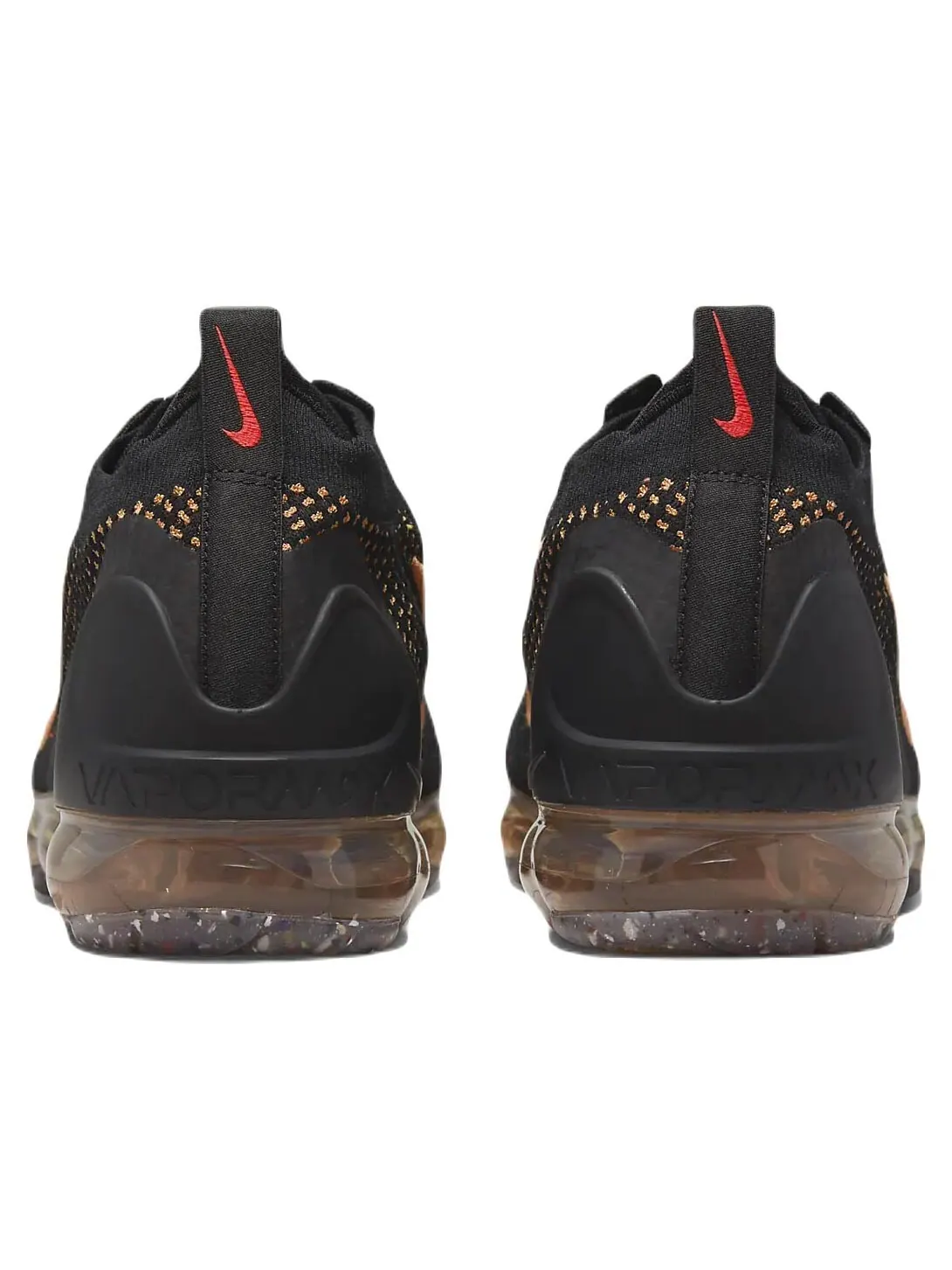 Кроссовки Nike Vapormax 2021 Flyknit — изображение 4 из 7, черный/оранжевый