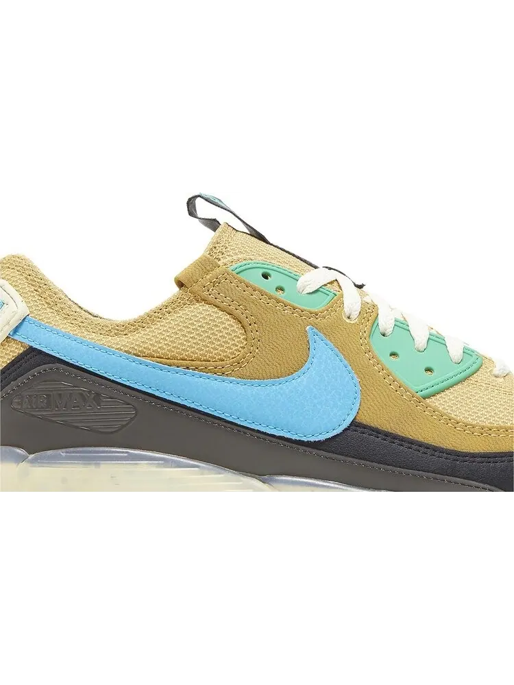 Кроссовки Air Max Terrascape 90 'Wheat Gold Blue Lightning' — изображение 2 из 4, коричневый