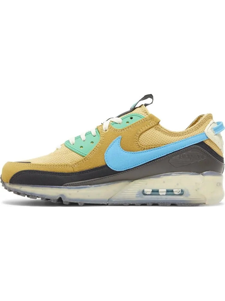 Кроссовки Air Max Terrascape 90 'Wheat Gold Blue Lightning' — изображение 3 из 4, коричневый