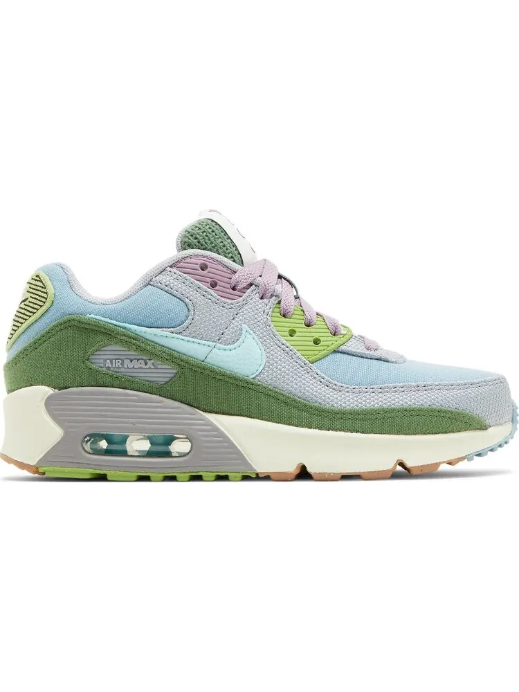 Кроссовки Nike Air Max 90 SE GS 'Sun Club - Worn Blue Treeline' — изображение 1 из 8, мульти