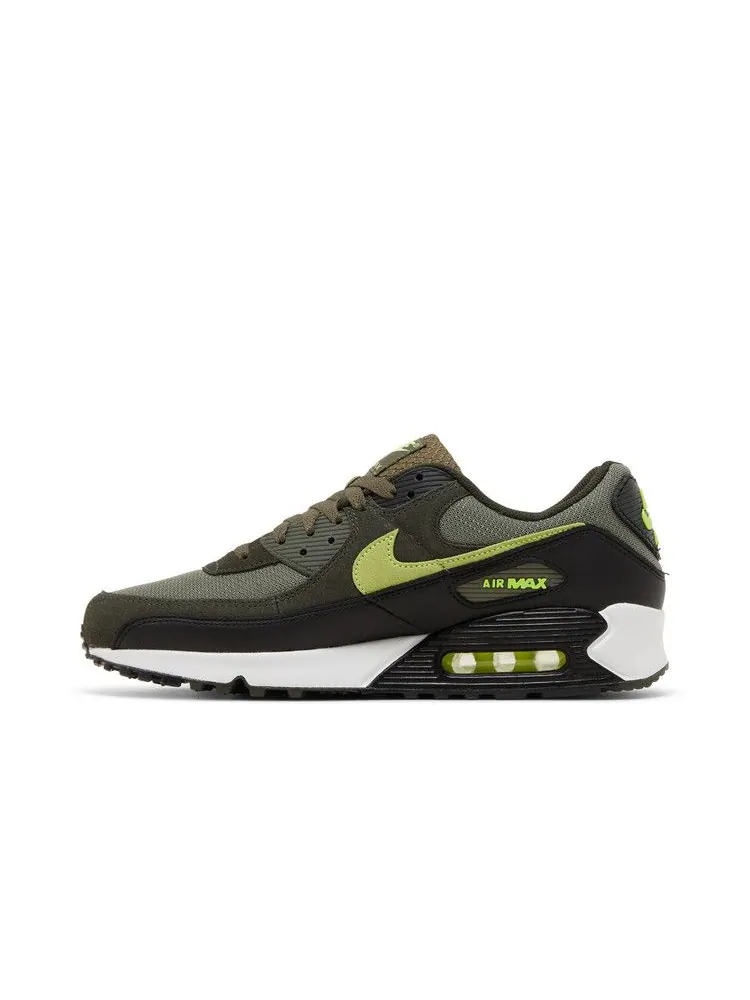 Кроссовки Nike Air Max 90 'Sequoia Volt' — изображение 4 из 9, оливковый///белый