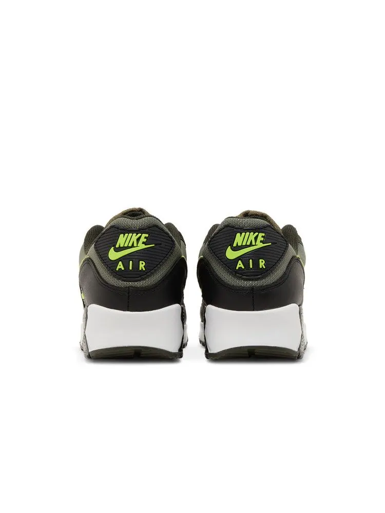 Кроссовки Nike Air Max 90 'Sequoia Volt' — изображение 7 из 9, оливковый///белый