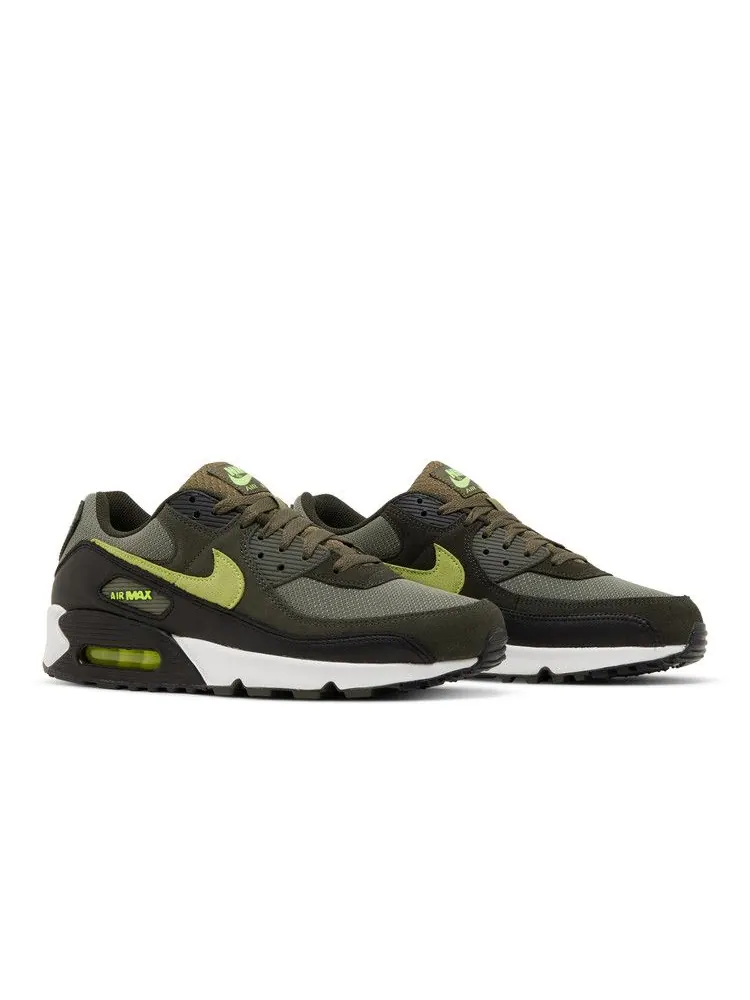 Кроссовки Nike Air Max 90 'Sequoia Volt' — изображение 9 из 9, оливковый///белый