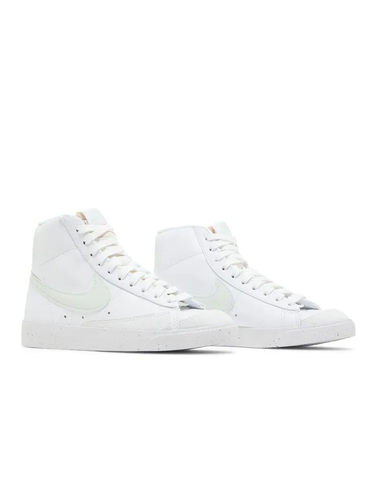 Кроссовки Nike Wmns Blazer Mid '77 Next Nature 'White Barely Green' — изображение 9 из 9, белый/зеленый