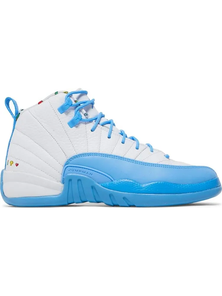 Кроссовки Air Jordan 12 Retro GS Emoji — изображение 1 из 8, белый
