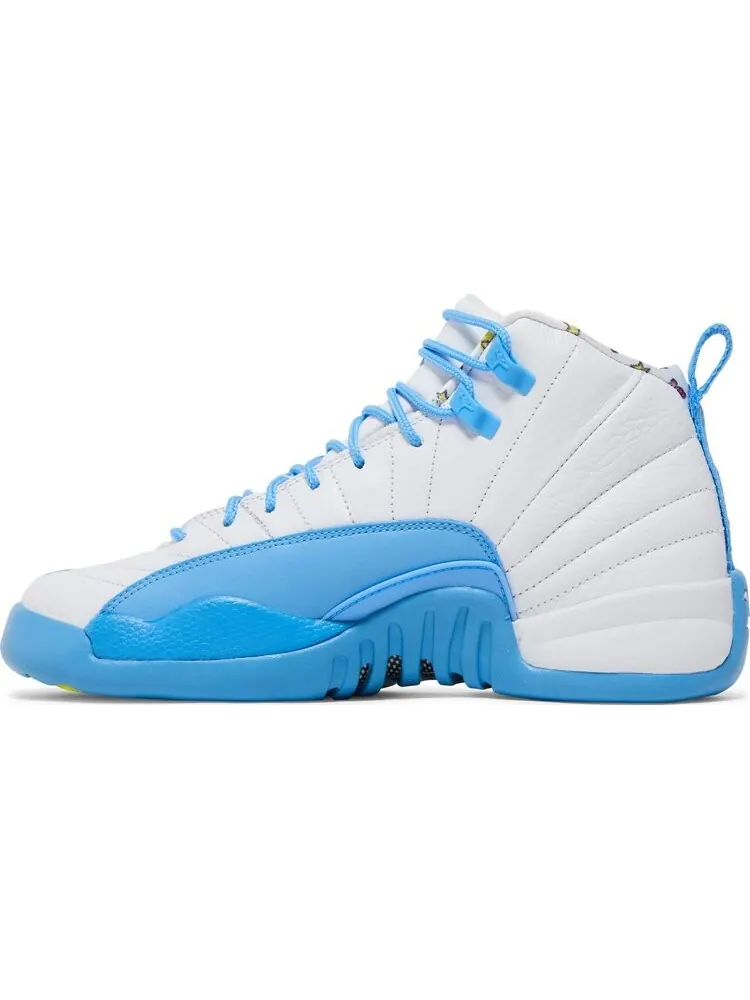 Кроссовки Air Jordan 12 Retro GS Emoji — изображение 3 из 8, белый