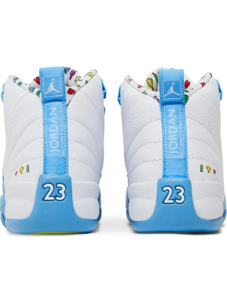 Кроссовки Air Jordan 12 Retro GS Emoji — изображение 6 из 8, белый