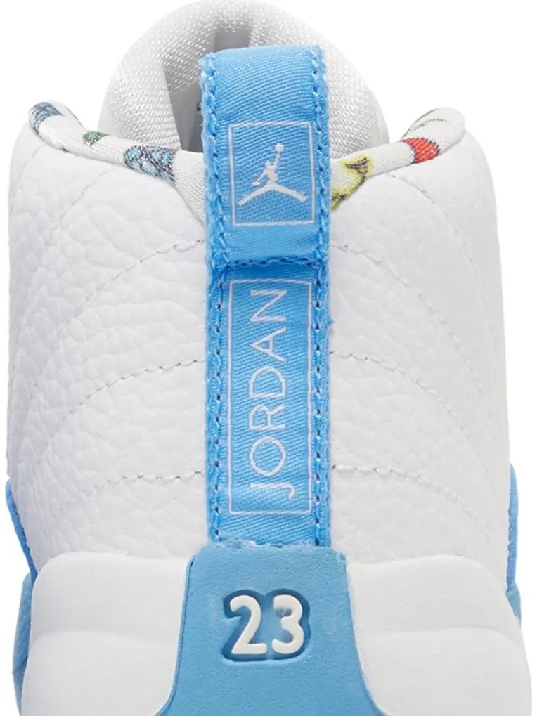 Кроссовки Air Jordan 12 Retro TD Emoji — изображение 7 из 8, белый