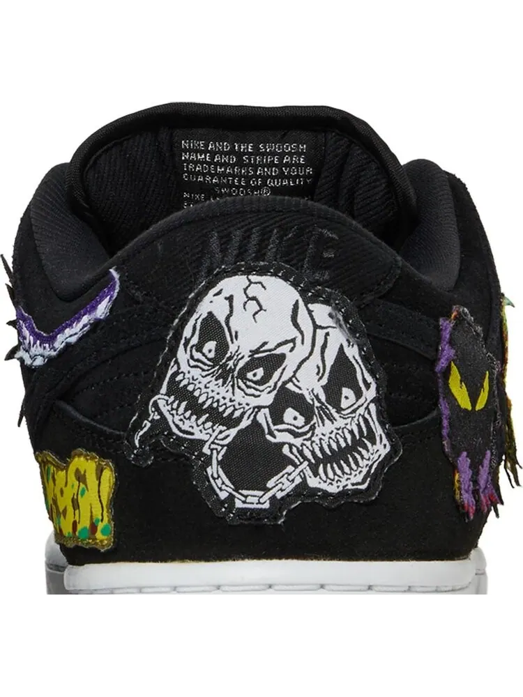 Кроссовки Nike Dunk Low Pro SB 'Black' x Neckface — изображение 7 из 10, черный