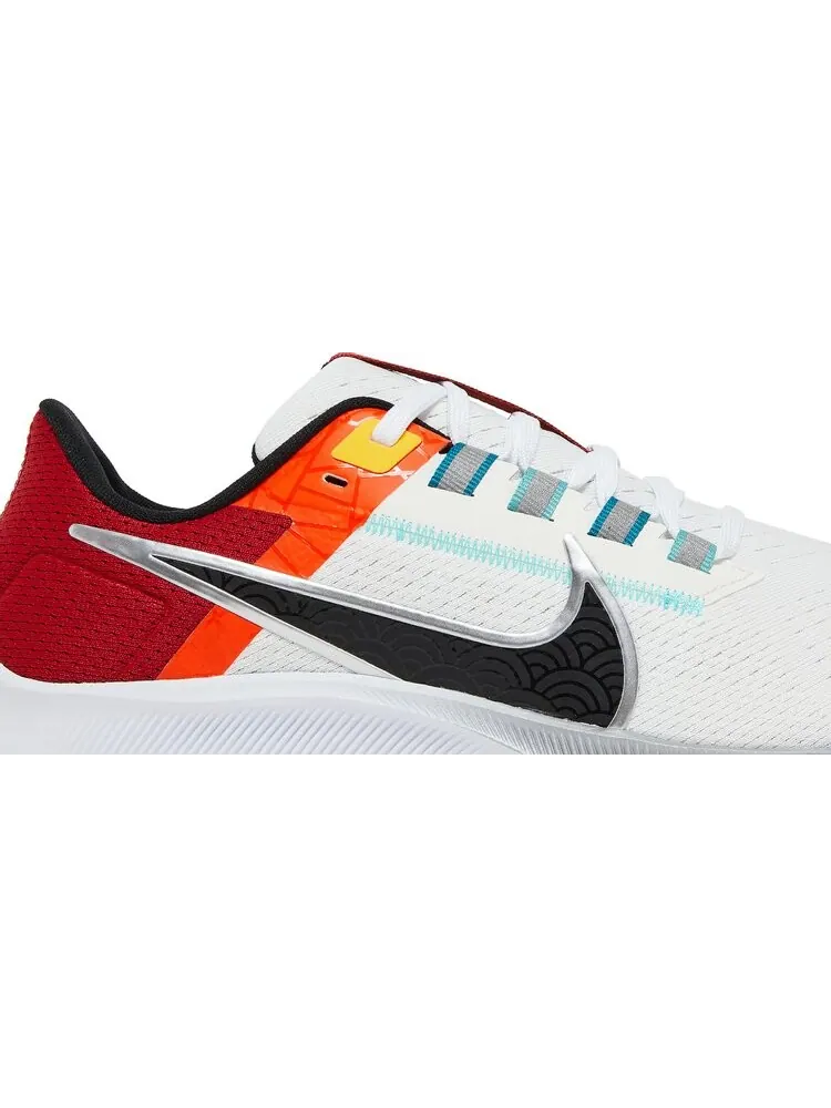 Кроссовки Nike Air Zoom Pegasus 38 'Sail Gym Red Black' — изображение 2 из 8, белый
