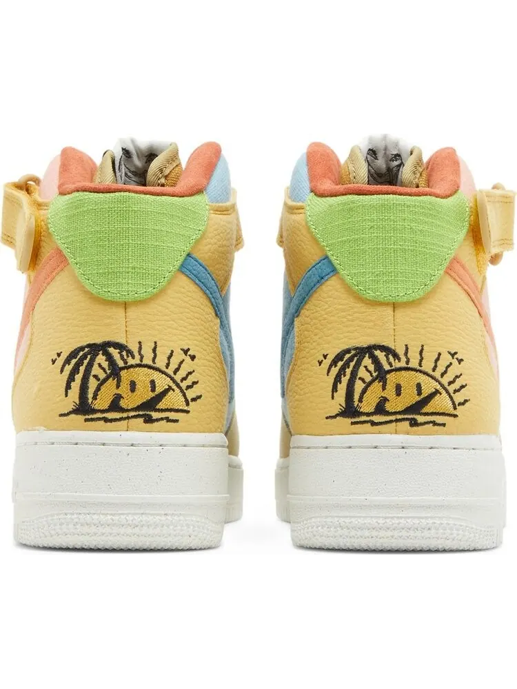 Кроссовки Nike Air Force 1 Mid '07 LV8 Next Nature 'Sun Club' — изображение 6 из 8, мульти