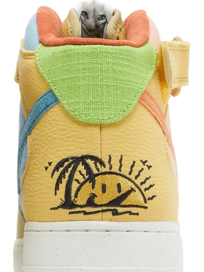 Кроссовки Nike Air Force 1 Mid '07 LV8 Next Nature 'Sun Club' — изображение 7 из 8, мульти