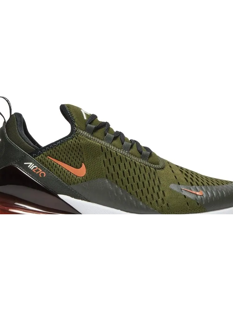 Кроссовки Nike Air Max 270 'Rough Green Hot Curry' — изображение 2 из 8, зеленый
