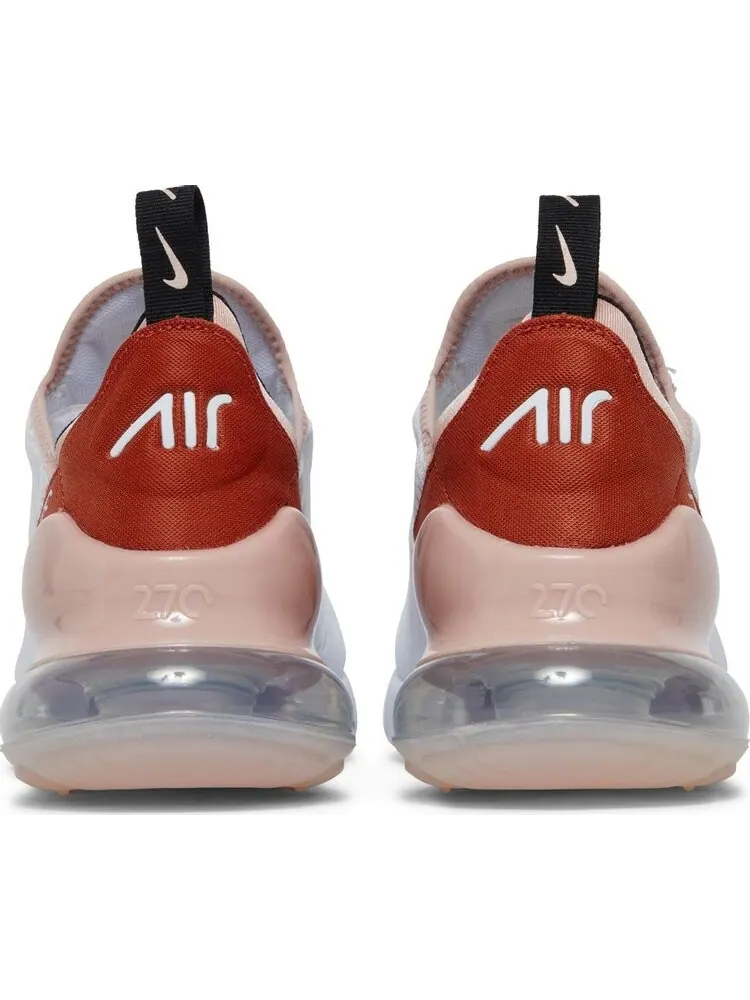 Кроссовки Nike Wmns Air Max 270 'White Burnt Sunrise' — изображение 6 из 8, белый